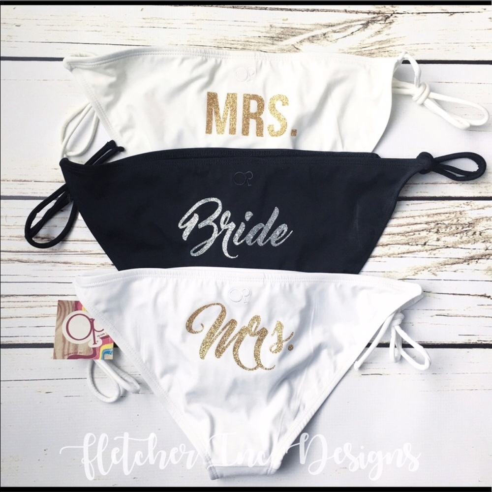 Bridal Bikini Bottoms